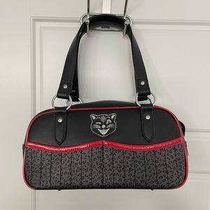 NWOT Sourpuss black cat purse